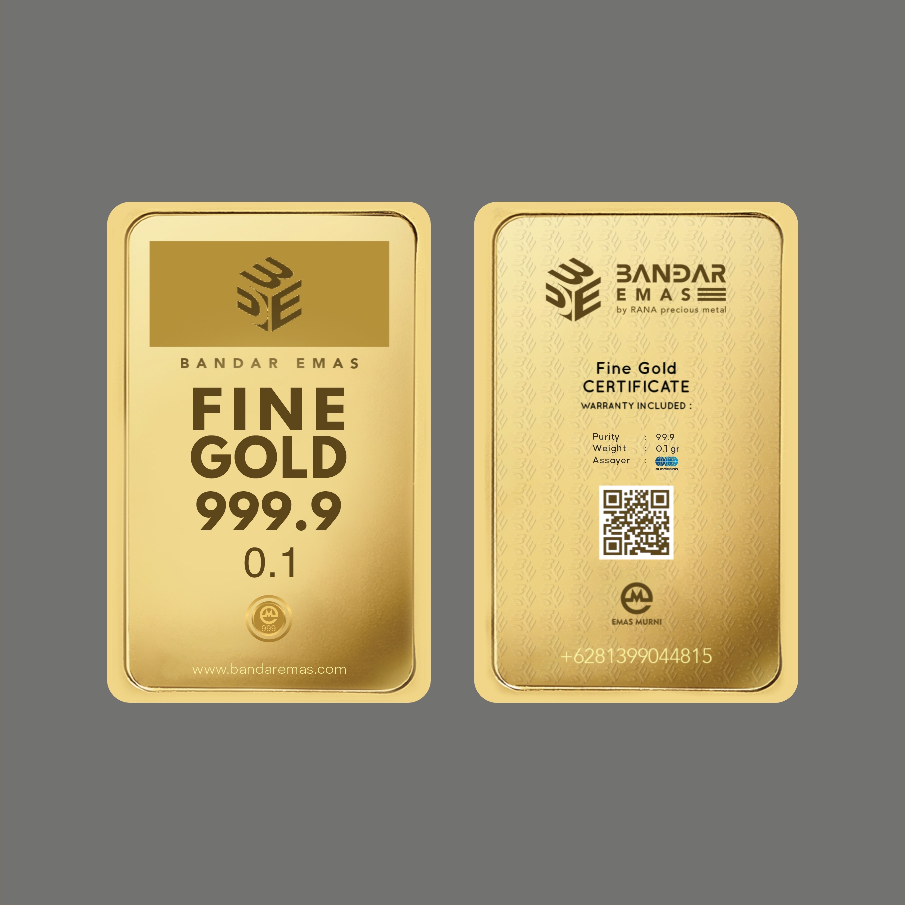 Fine Gold Bandar Emas 0.1